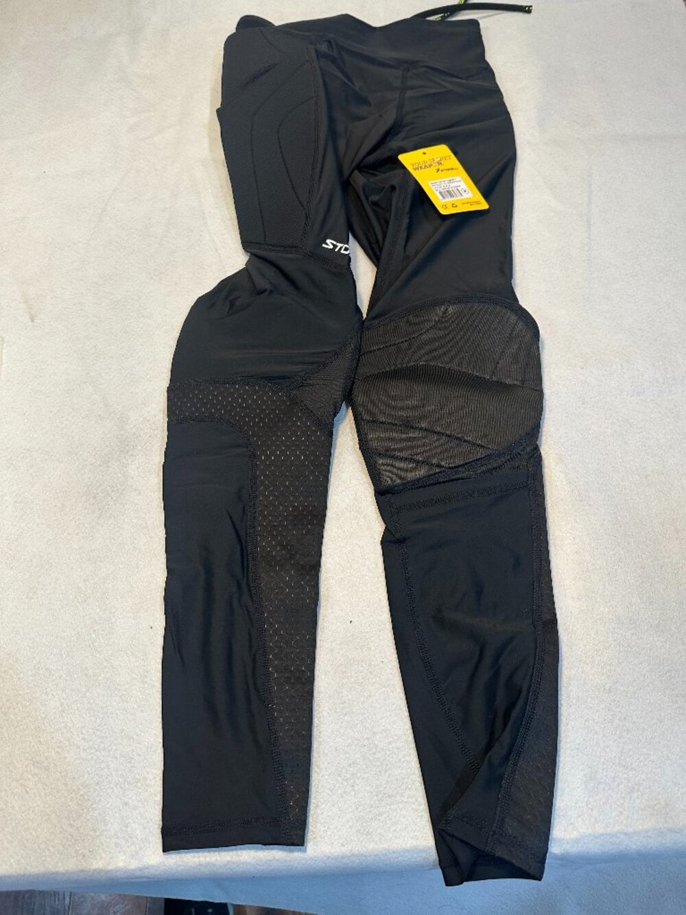 STORELLI WOMENS BS GK LEGGINGS 5 BLACK MEDIUM